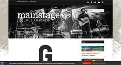 Desktop Screenshot of mainstage.de