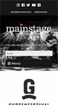 Mobile Screenshot of mainstage.de