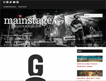 Tablet Screenshot of mainstage.de